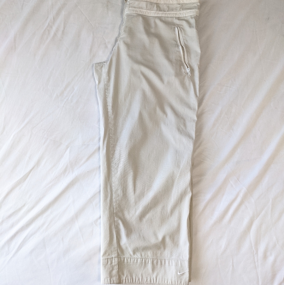 Nike Light Khaki Cropped Pants